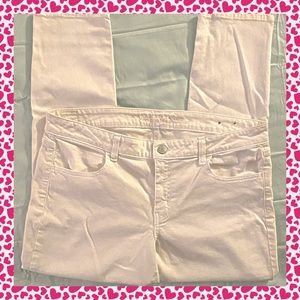 White Super Stretch Jeggings 18P